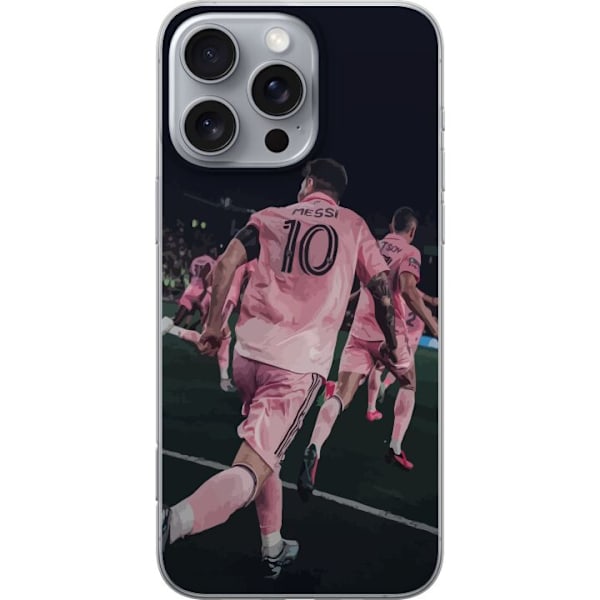 Apple iPhone 16 Pro Max Gennemsigtig cover Lionel Messi