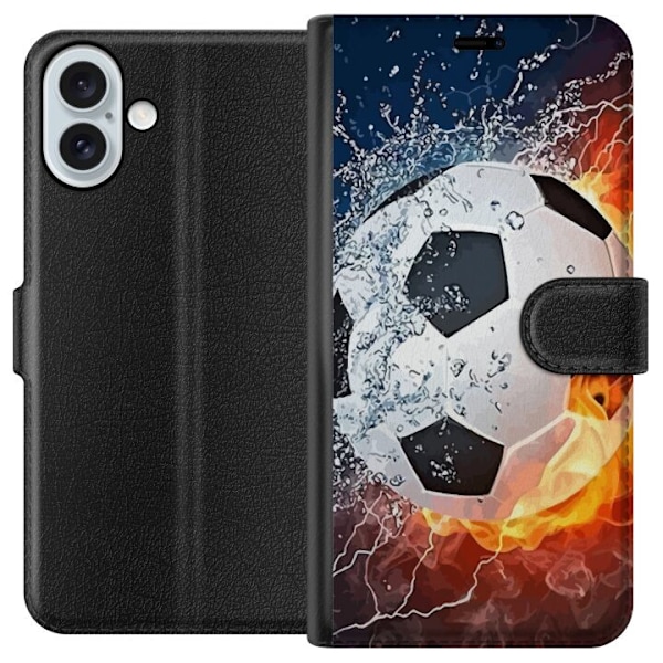 Apple iPhone 16 Plus Lommeboketui Fotball Eld