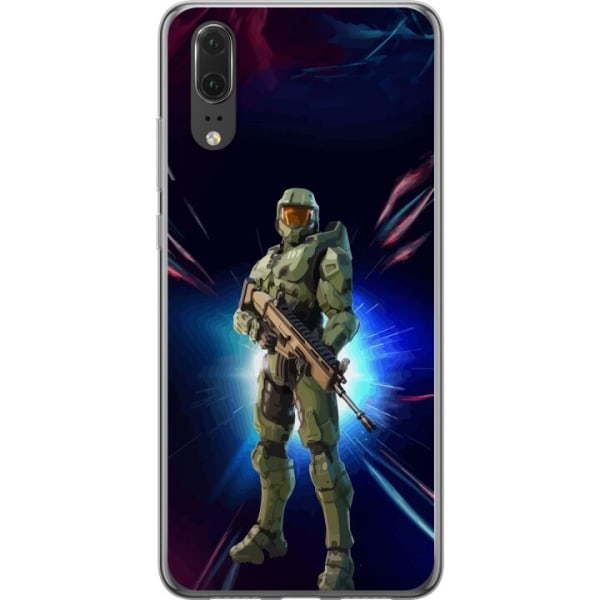 Huawei P20 Gennemsigtig cover Fortnite - Master Chief