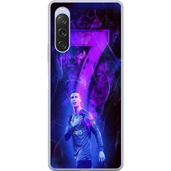 Sony Xperia 10 V Läpinäkyvä kuori Ronaldo 7 - Jalkapalloleg