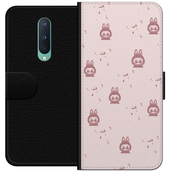 OnePlus 8 Lompakkokotelo Labubu Neon Pop - Neonvärinen pop art hirviö