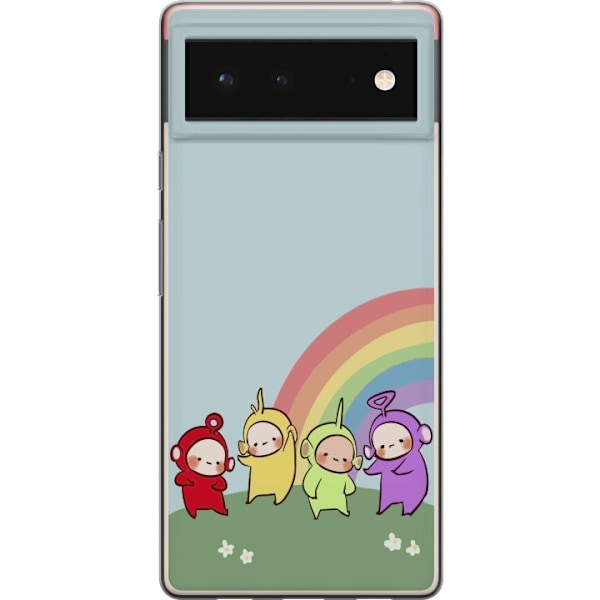 Google Pixel 6 Läpinäkyvä kuori Teletubbies