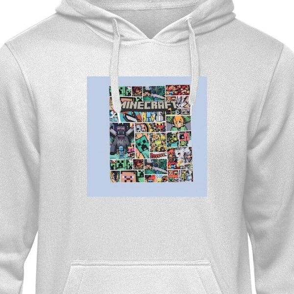 Hoodie til Voksen | Behagelig Hættetrøje Minecraft Kunst