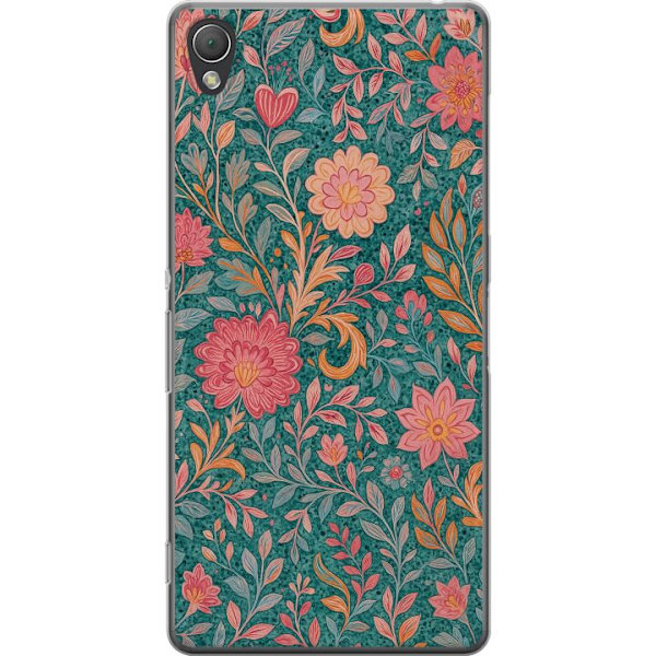 Sony Xperia Z3 Gennemsigtig cover Floral Dream