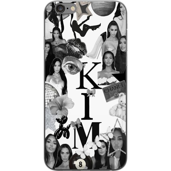 Apple iPhone 6 Plus Läpinäkyvä kuori Kim Kardashian – Aes