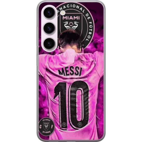Samsung Galaxy S23 Gennemsigtig cover Lionel Messi (Inter Miam