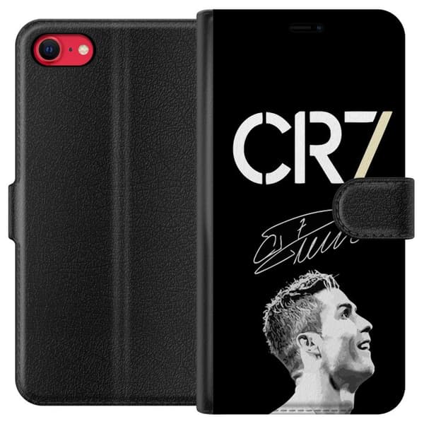 Kompatibelt Plånboksfodral till Apple iPhone SE (2020) CR7 Ronaldo