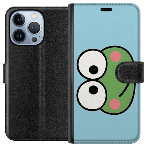 Apple iPhone 13 Pro Lompakkokotelo Keroppi Smile