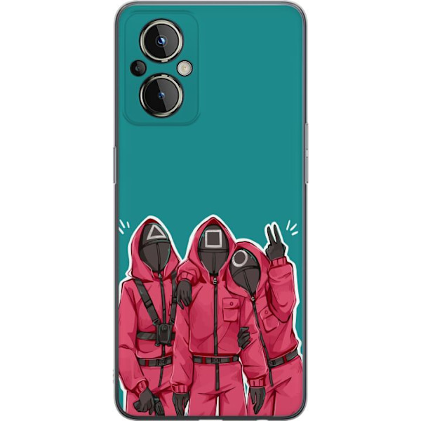 OnePlus Nord N20 5G Gjennomsiktig deksel Squid Game Karakterer Grafisk Design Seriefigurer Populær TV Motiv Asiatisk Stil Spennende Trend