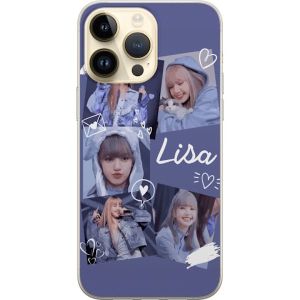 Apple iPhone 14 Pro Max Läpinäkyvä kuori Lisa Blackpink – Aesthetic K-pop Queen