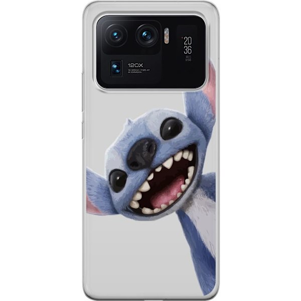 Xiaomi Mi 11 Ultra Läpinäkyvä kuori Stitch liikkeessä - Ka