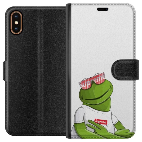 Apple iPhone XS Plånboksfodral Kermit SUP
