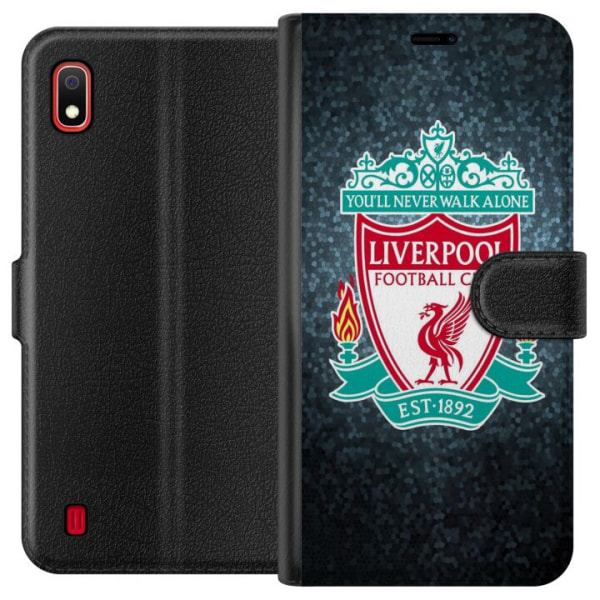 Samsung Galaxy A10 Lompakkokotelo Liverpoolin Jalkapalloseura