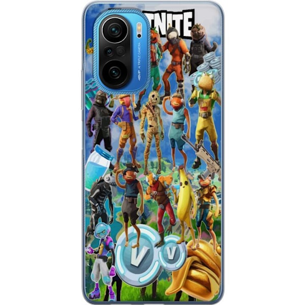 Xiaomi Poco F3 Gennemsigtig cover Fortnite