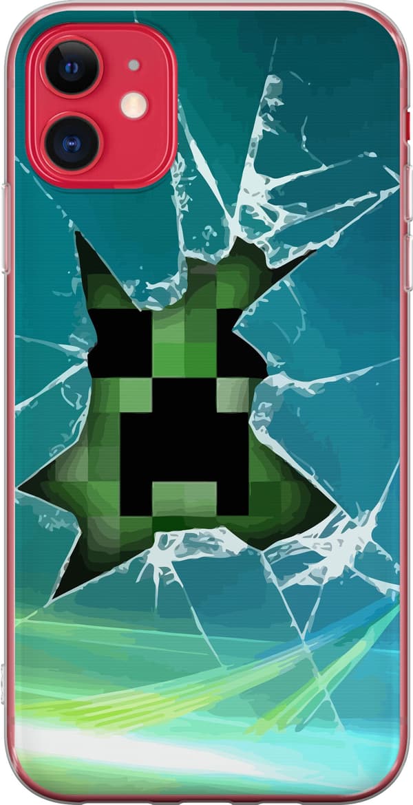 Kompatibelt Mobildeksel til Apple iPhone 11 MineCraft