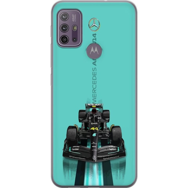 Motorola Moto G10 Gennemsigtig cover Mercedes F1