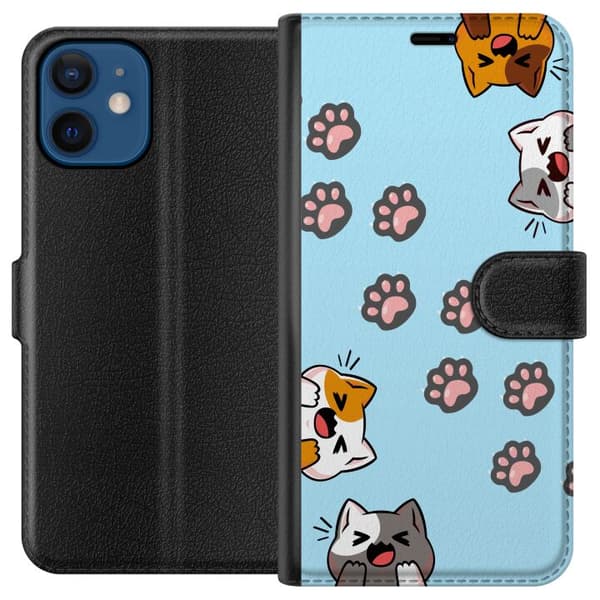 Kompatibelt Plånboksfodral till Apple iPhone 12 mini Tassar