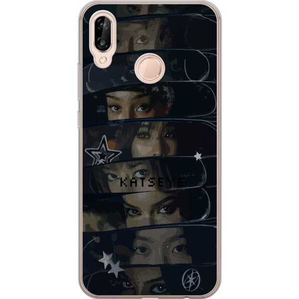Kompatibel Mobilcover til Huawei P20 lite KATSEYE sort
