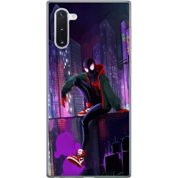 Samsung Galaxy Note10 Gennemsigtig cover Fortnite - Spider-Man
