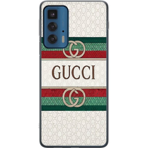 Motorola Edge 20 Pro Genomskinligt Skal Gucci