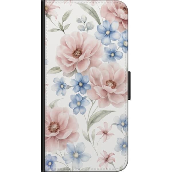 Kompatibelt Lommeboketui til OnePlus 9 Pro Romantiske blomster