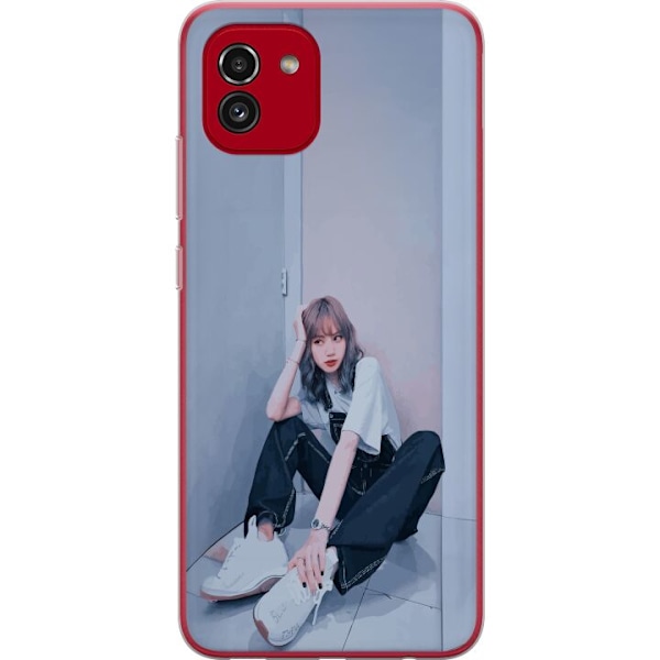 Samsung Galaxy A03 Genomskinligt Skal Lisa from Blackpink – K-pop Style Icon