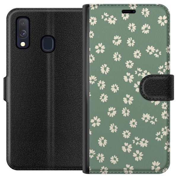 Samsung Galaxy A40 Plånboksfodral Blomsterdröm – färgglat