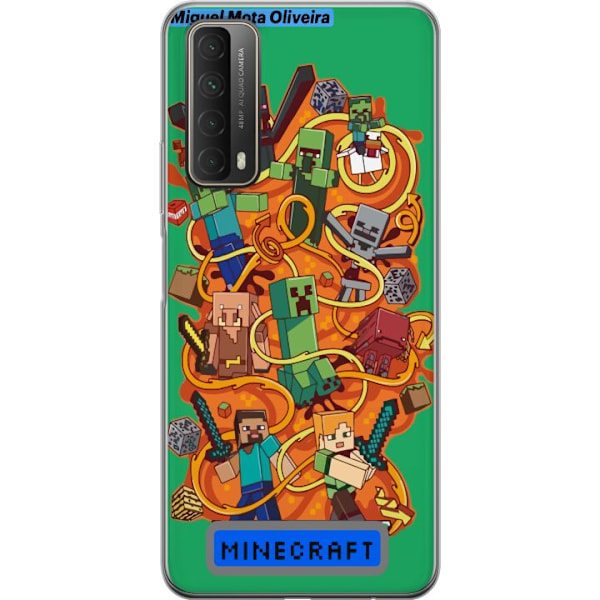 Huawei P smart 2021 Genomskinligt Skal Minecraft