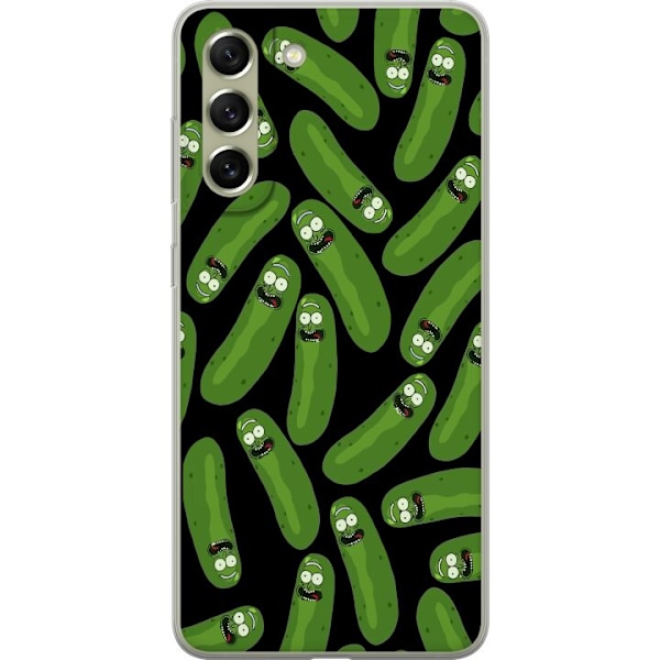 Samsung Galaxy S21 FE 5G Kuori / Matkapuhelimen kuori - Rick and Morty - Pickle Rick