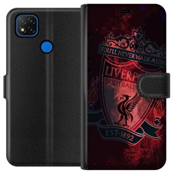 Xiaomi Redmi 9C Plånboksfodral Liverpool