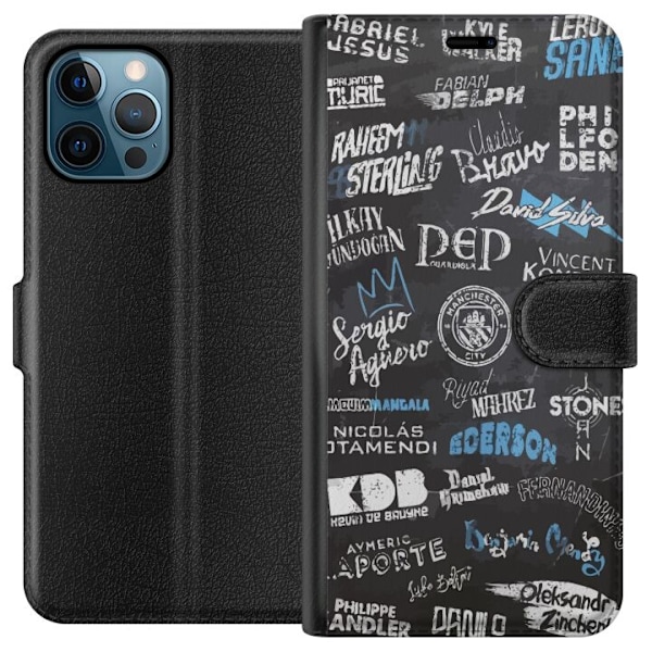 Apple iPhone 12 Pro Max Tegnebogsetui Manchester City Hold