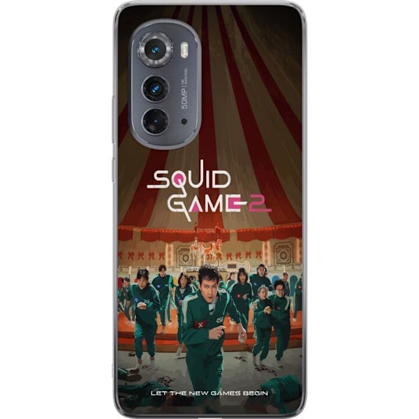 Motorola Edge (2022) Genomskinligt Skal Squid Game