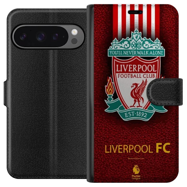 Google Pixel 9 Pro XL Lompakkokotelo Liverpool FC