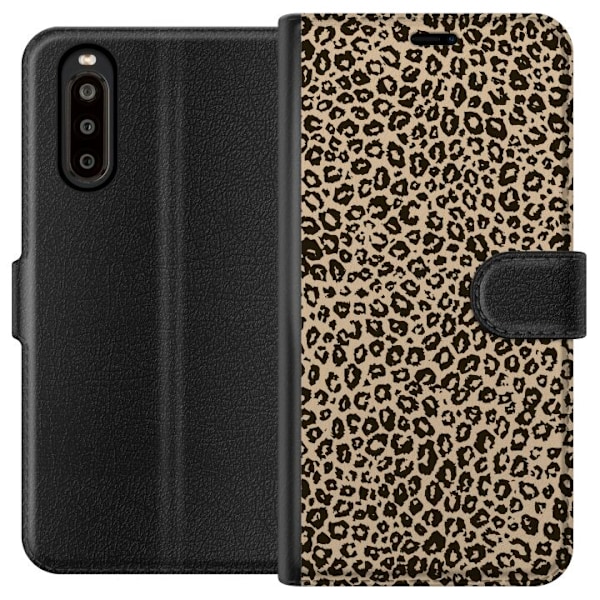 Sony Xperia 10 II Lommeboketui Leopardskisse