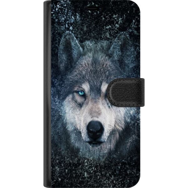 Kompatibelt Lommeboketui til Apple iPhone 16 Ulver