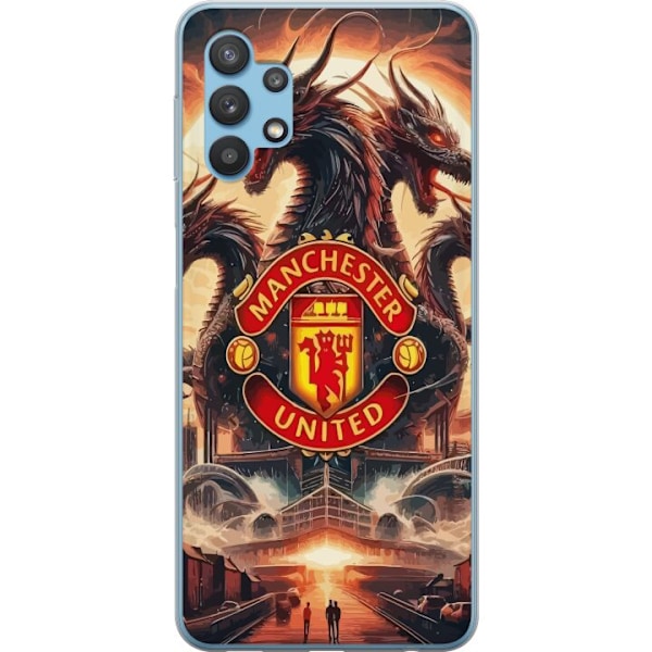 Samsung Galaxy A32 5G Genomskinligt Skal Manchester United