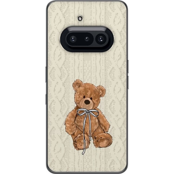 Nothing Phone (3a) Gjennomsiktig deksel Liten Bamse – klassisk bamse i enkel design