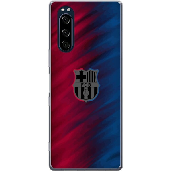 Sony Xperia 5 Läpinäkyvä kuori FC Barcelona