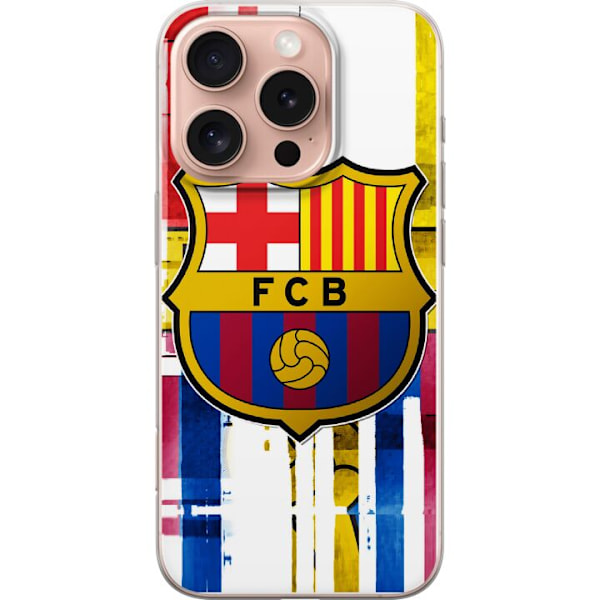 Apple iPhone 16 Pro Gjennomsiktig deksel FC Barcelona