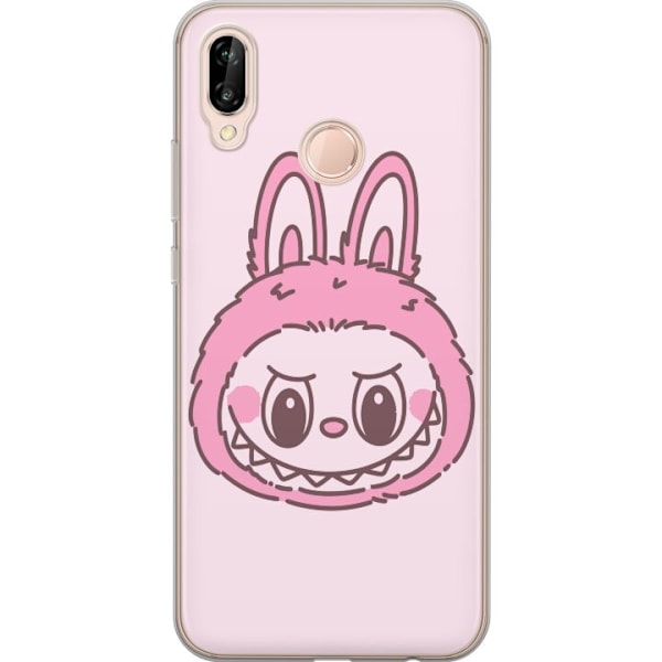 Huawei P20 lite Genomskinligt Skal Labubu Zodiac Bunny Edition