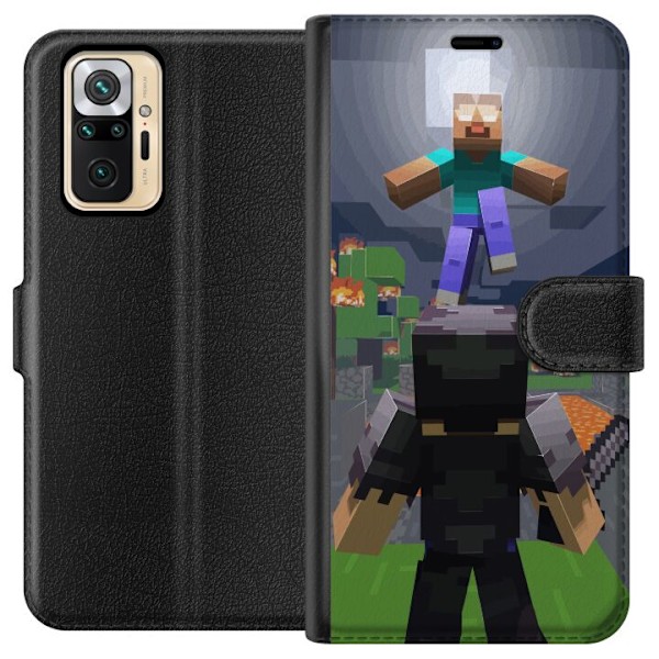 Xiaomi Redmi Note 10 Pro Lompakkokotelo Minecraft