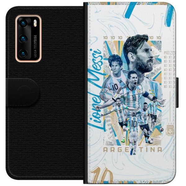 Huawei P40 Lommeboketui Lionel Messi