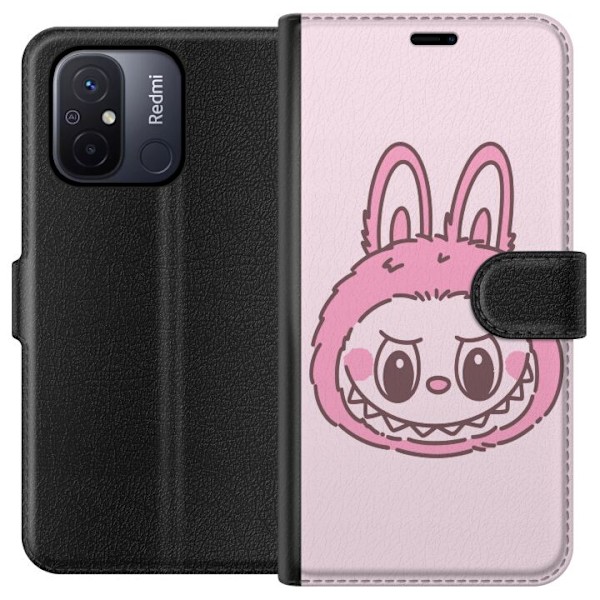 Xiaomi Redmi 12C Lompakkokotelo Labubu Eläinradan Bunny-versi