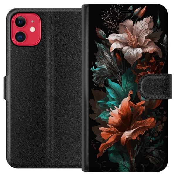 Yhteensopiva Lompakkokotelo Apple iPhone 11 Kukat