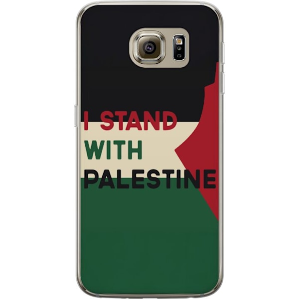 Samsung Galaxy S6 Genomskinligt Skal Stand with Palestine – solidaritetsdesign med starkt budskap