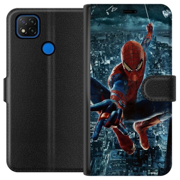 Xiaomi Redmi 9C Lommeboketui Spiderman