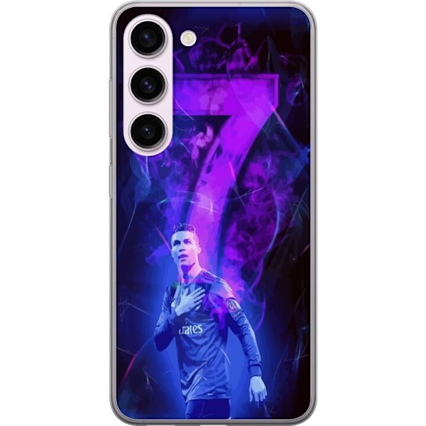 Samsung Galaxy S23 Genomskinligt Skal Ronaldo 7 – Fotbollsle