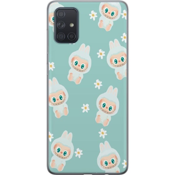Samsung Galaxy A71 Läpinäkyvä kuori Labubu Candy Vibes