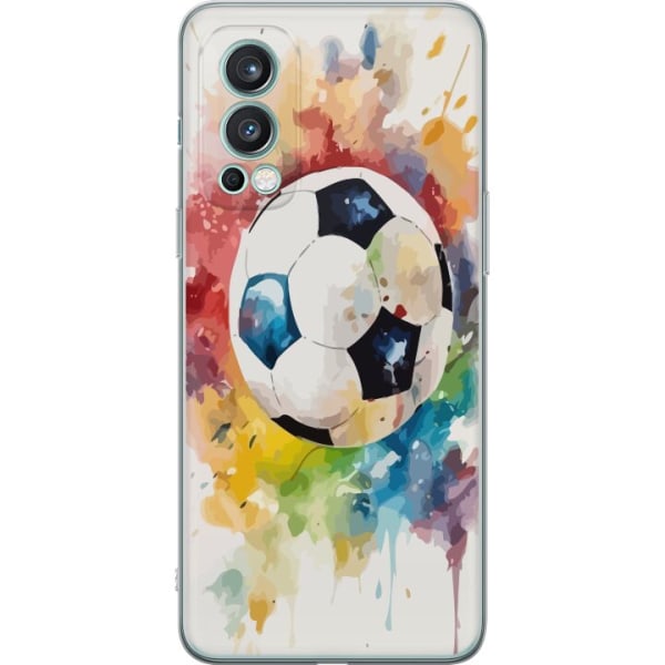 OnePlus Nord 2 5G Gjennomsiktig deksel Fotball