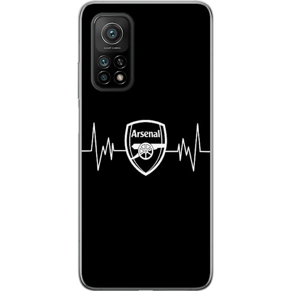 Xiaomi Mi 10T Pro 5G Läpinäkyvä kuori Arsenal